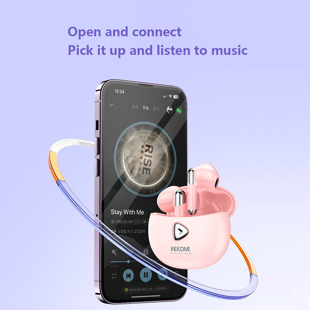 WEKOME V53 Tint Series Noise Reduction Earbuds Bluetooth Headset Portable Headphones Support Touch Control WEKOME V53 Tint Series Noise Reduction Earbuds Bluetooth Headset Portable Headphones Support Touch Control